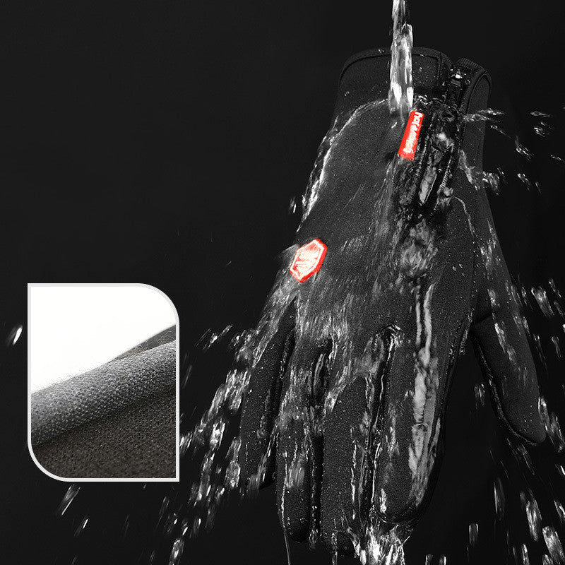 Cycling Male Winter Touch Screen Windproof Female Zipper Sports To Keep Warm