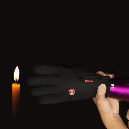 Cycling Male Winter Touch Screen Windproof Female Zipper Sports To Keep Warm