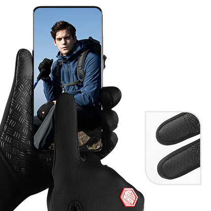 Cycling Male Winter Touch Screen Windproof Female Zipper Sports To Keep Warm