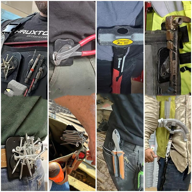 Magnetic Tool Bracket Power Clip Belt Magnet Leather Case